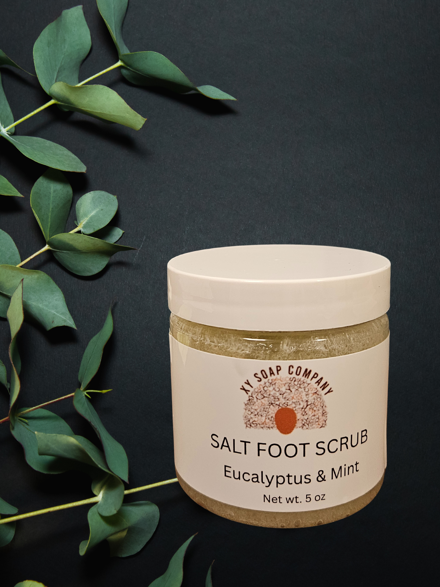 EUCALYPTUS & MINT SALT FOOT SCRUB 5oz